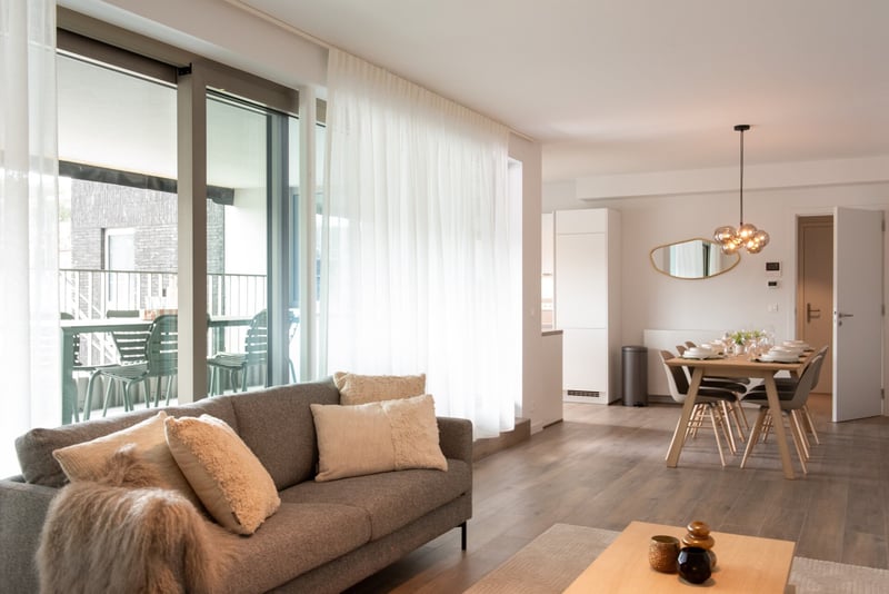 Aménagement intérieur appartement écoquartier 