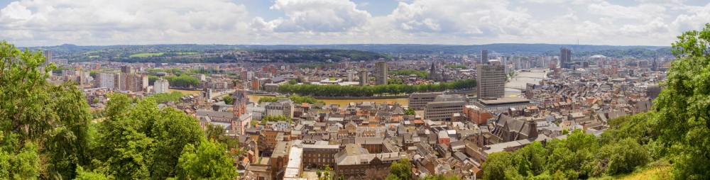 Vue panoramique de la ville de Liège