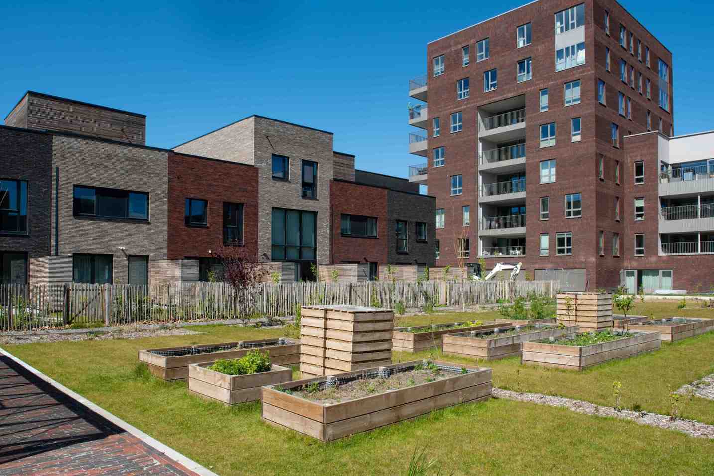 Jardin partagé maison écoquartier coronmeuse
