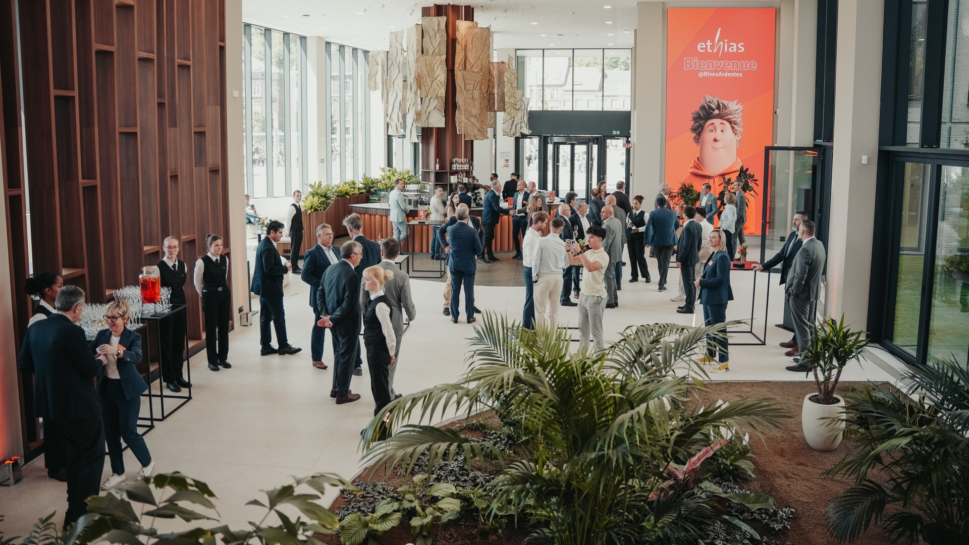 Retour en images : inauguration protocolaire du siège Ethias à Rives Ardentes